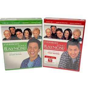 Everyone Loves Raymond Seasons 1 & 2 DVD Ray Romano 10 Discs Plus Bonus SEALED